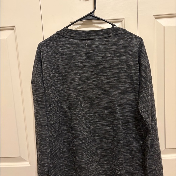 Maurices Charcoal Top. Long sleeve, warm. - Picture 2 of 3